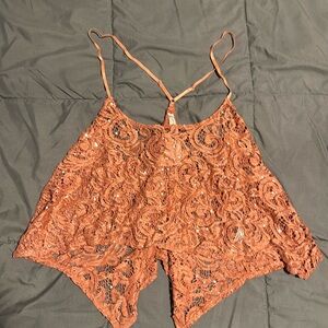 Lace crop top